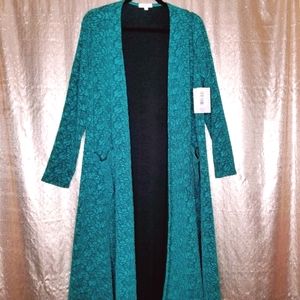 LuLaRoe BNWT M Sarah duster cardigan - fancy teal